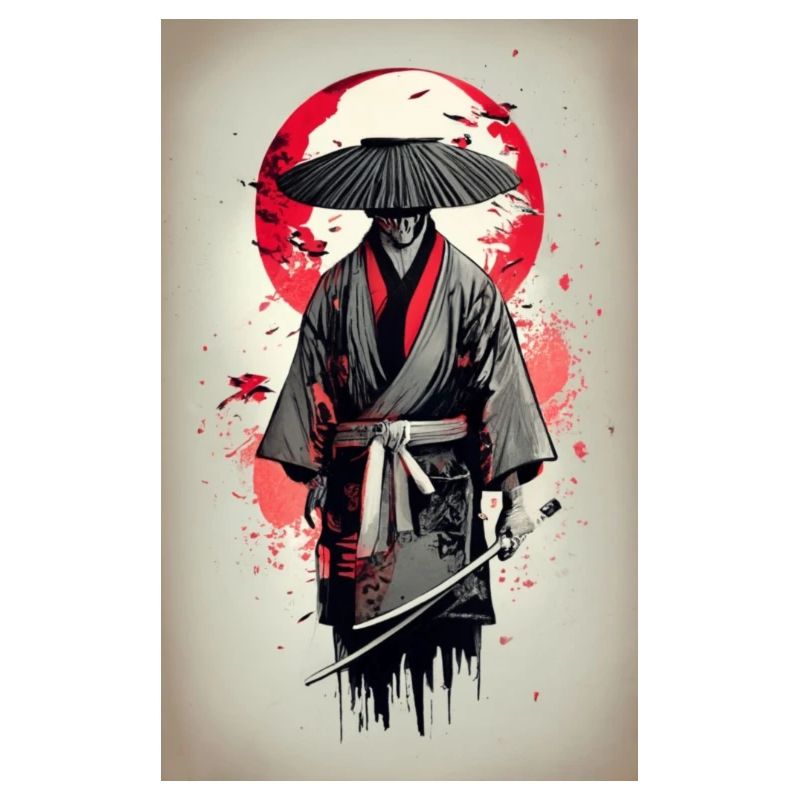 Affiche japonais médiéval