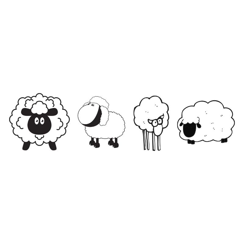 Fun sheep group