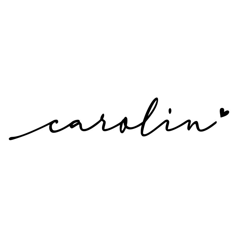 Carolin Cursive Name