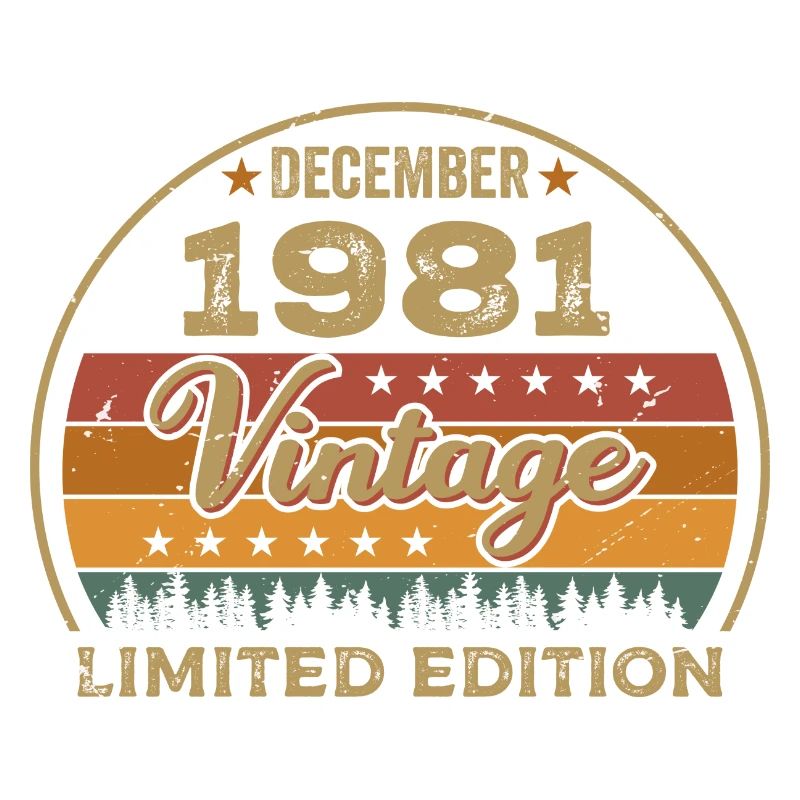 Birthday December 1981 Gift December 1981