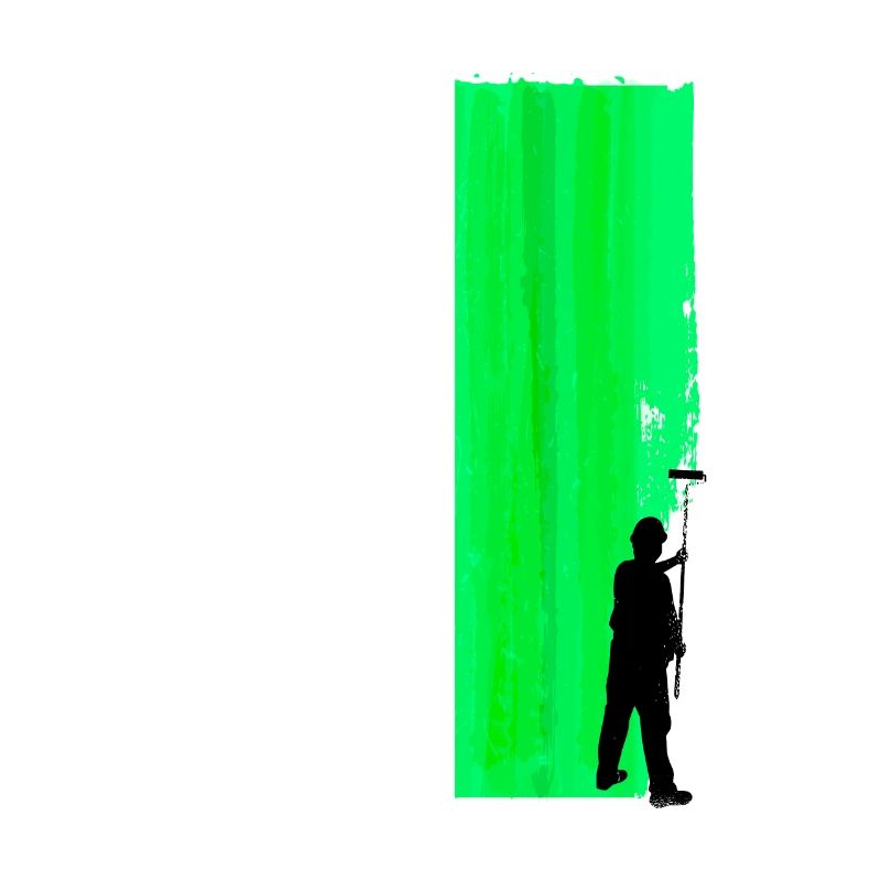 Peignez le mur en vert