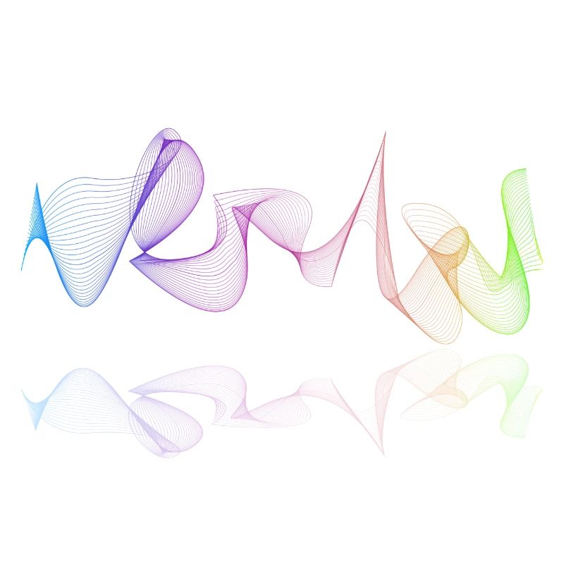 Lines Geometry Gradient Coloring