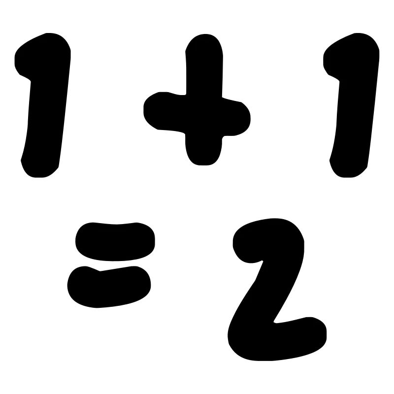 1 + 1 = 2 (One plus One Equals Two)