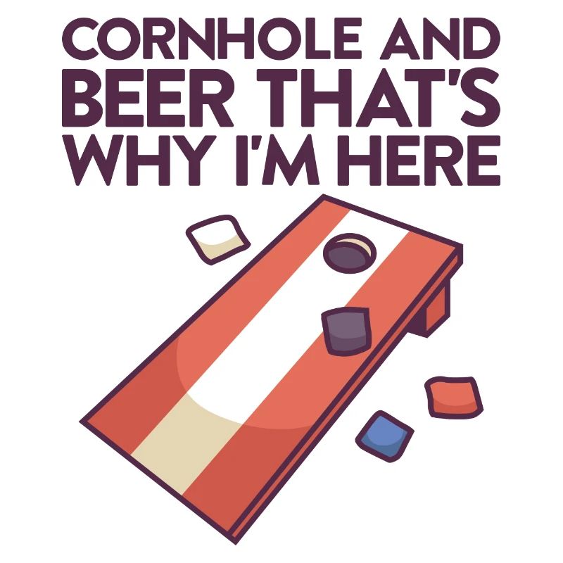 Cornhole Spiel Corn Hole Outfit mit Cornhole