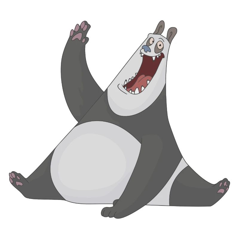Dessin de panda mignon