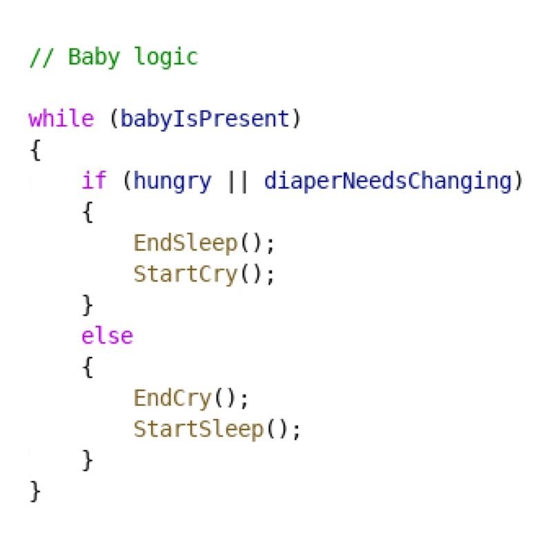 Baby logic programmer gift idea