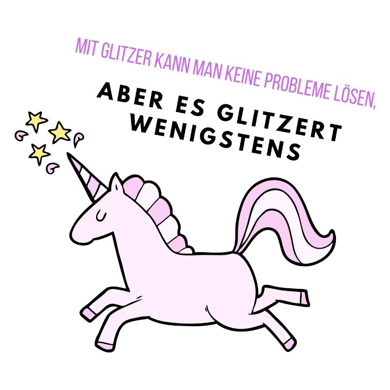 Glitzer Einhorn