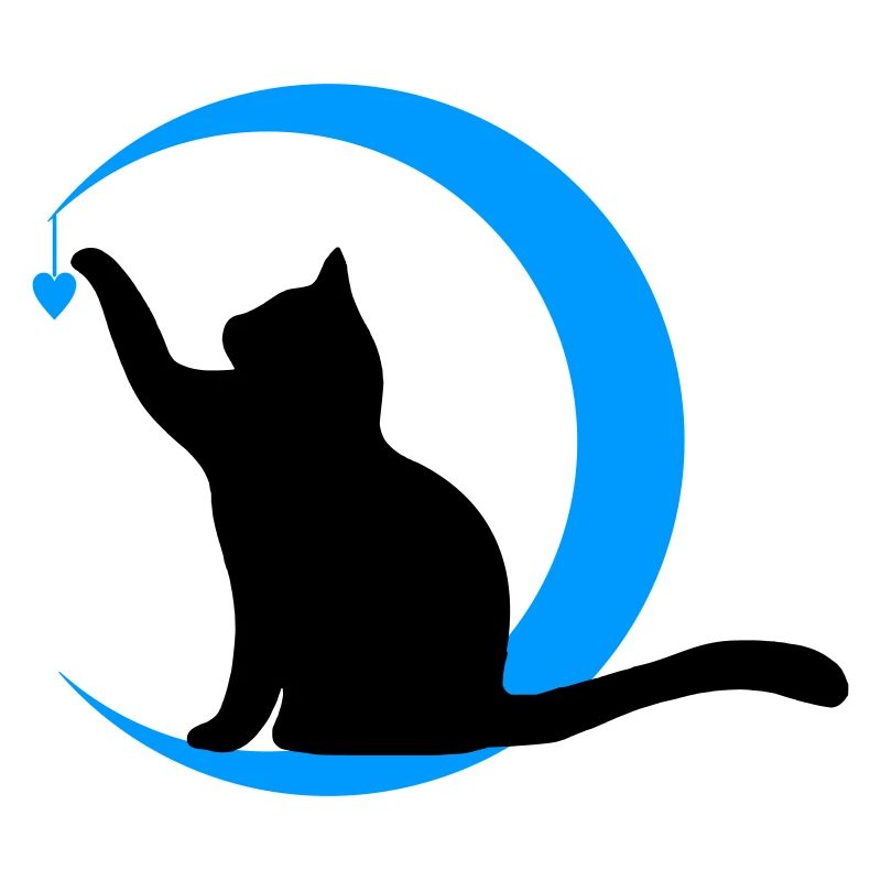 Die Katze - Herz Mond