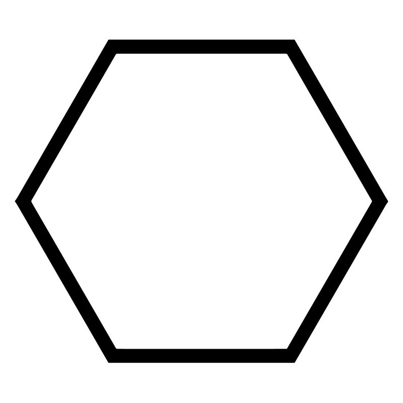 Hexagon Hexagone Sechseck Form - Custom it !
