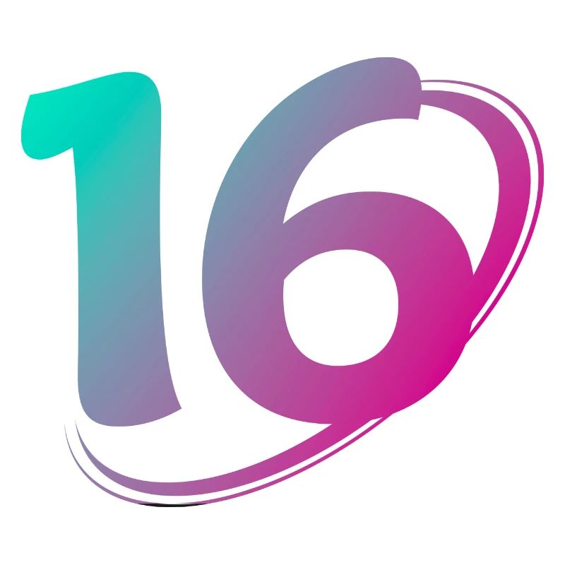 Number 16 Multicolor