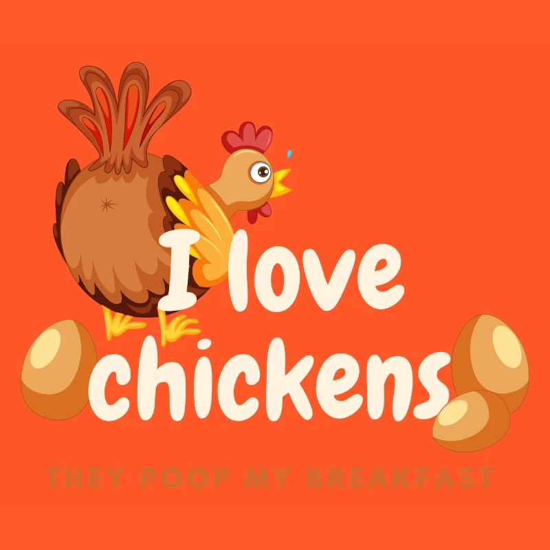 J’ADORE LES POULETS Élevage de poulets Éleveur de poulets Disant