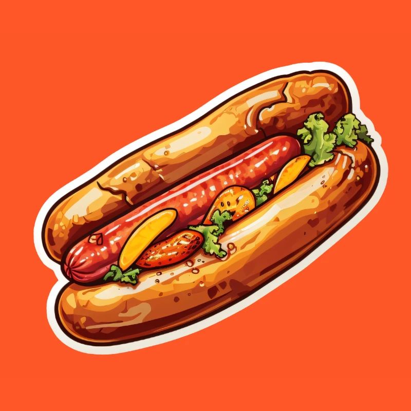 Bratwurst en chignon