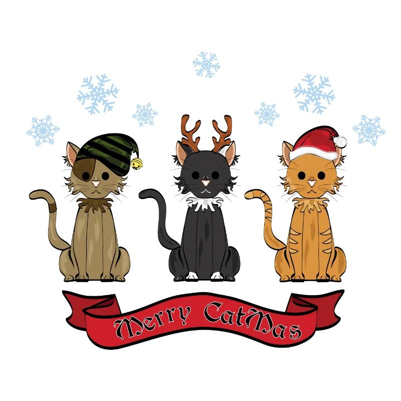 Joyeux chat de Noel!