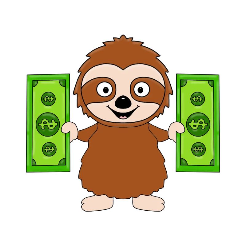 FAULTIER - GELD - TIER - TIERISCH