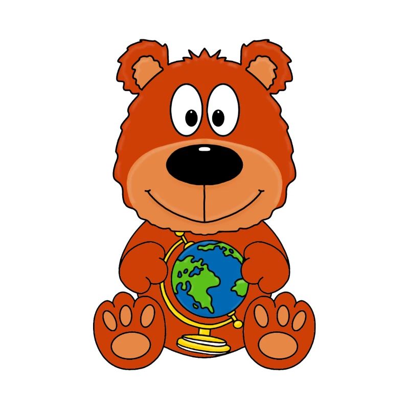 GLOBUS - ERDE - WELT - TEDDY - TEDDYBÄR - BÄR