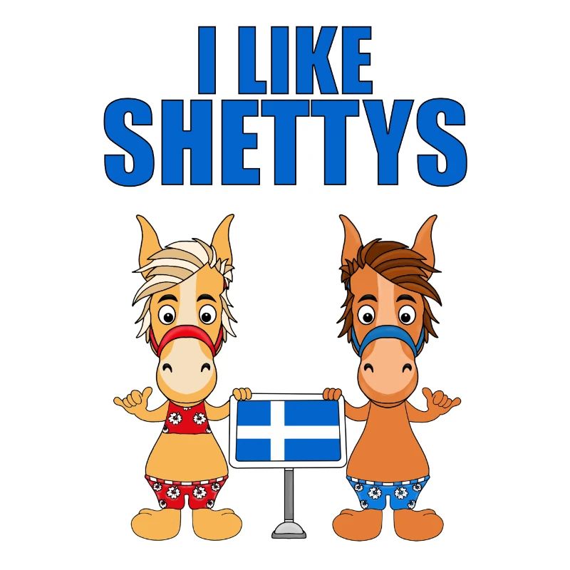 I LIKE SHETTYS - PFERDE - PFERD