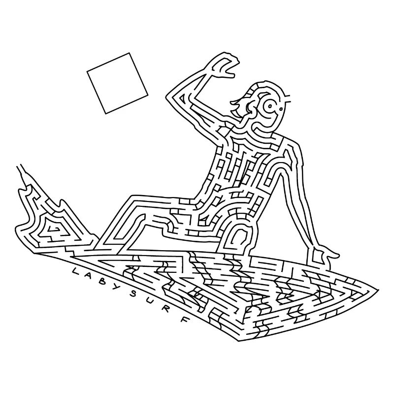 Surfer Maze (black version)