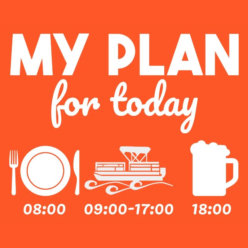 Ponton Boot Bootsfahrt Fluss Geschenkidee