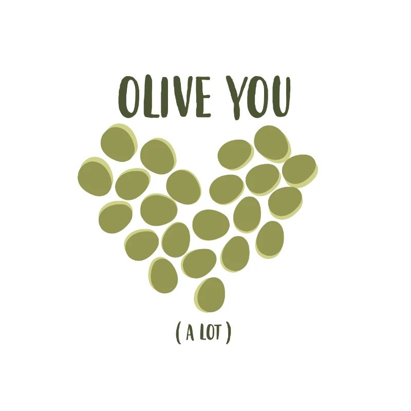 Olive Herz Liebe Pflanze Geschenkidee Olivenbaum