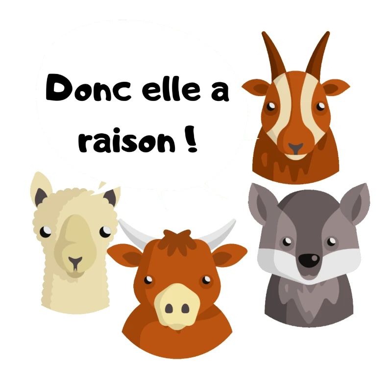 Donc elle a raison