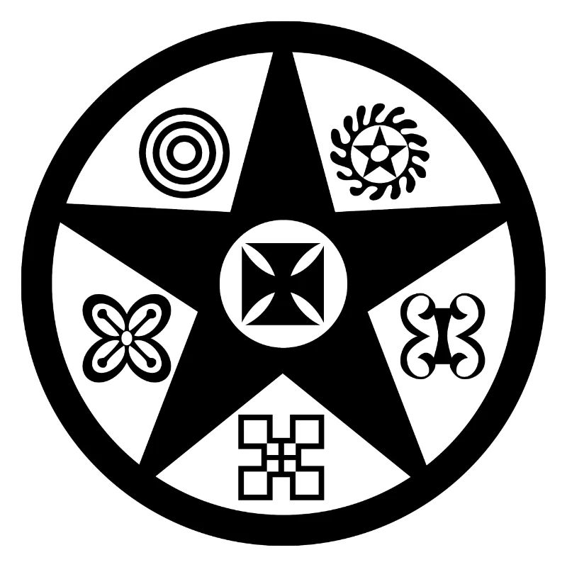 Adinkra T-Shirt - Säule der Transformation