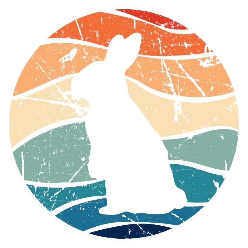 Rabbit Easter Retro Gift