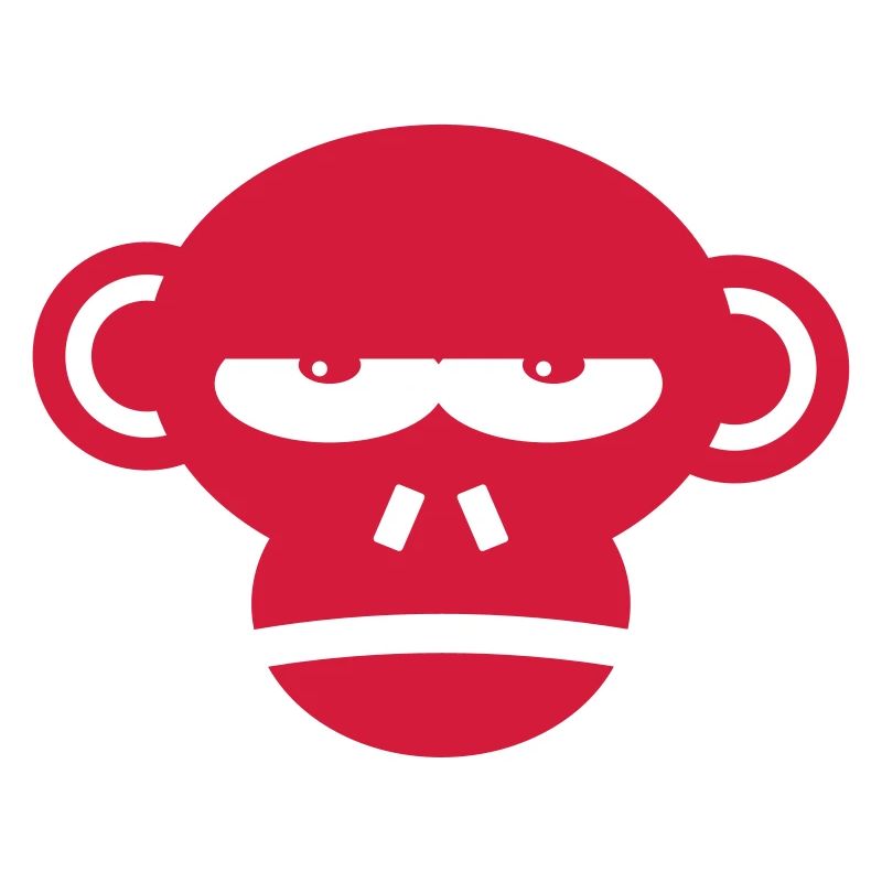 Cool Grumpy Monkey Face Cadeau Idée cadeau