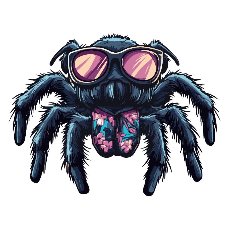 Tarantula Comic Funny Summer