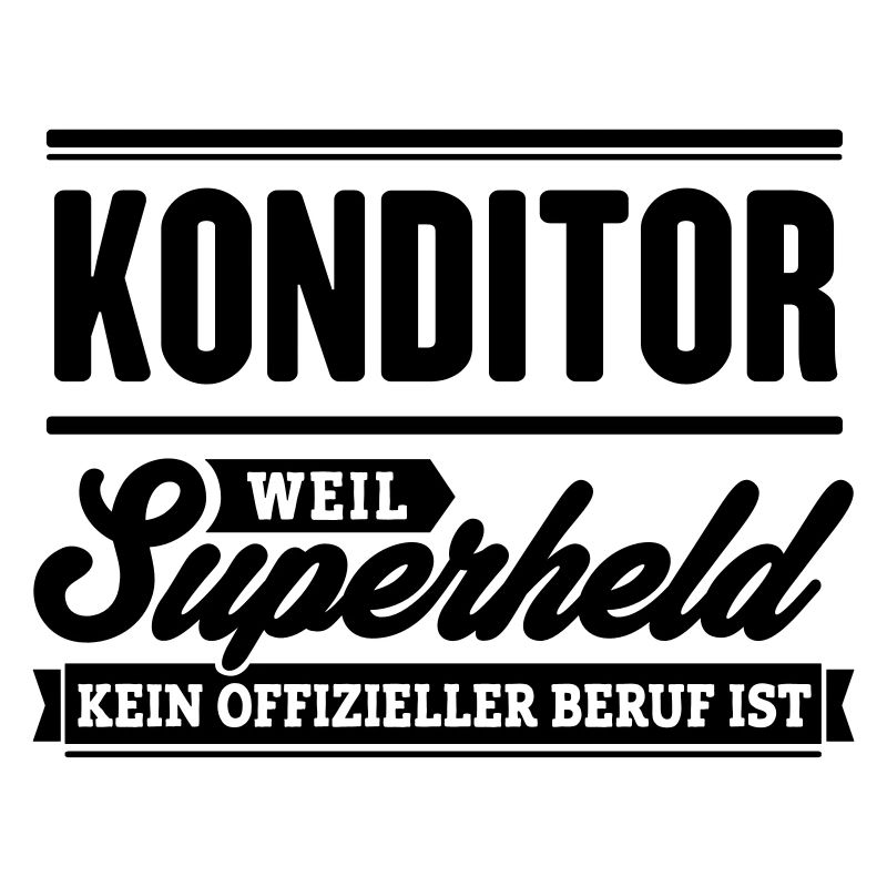 Superheld Konditor