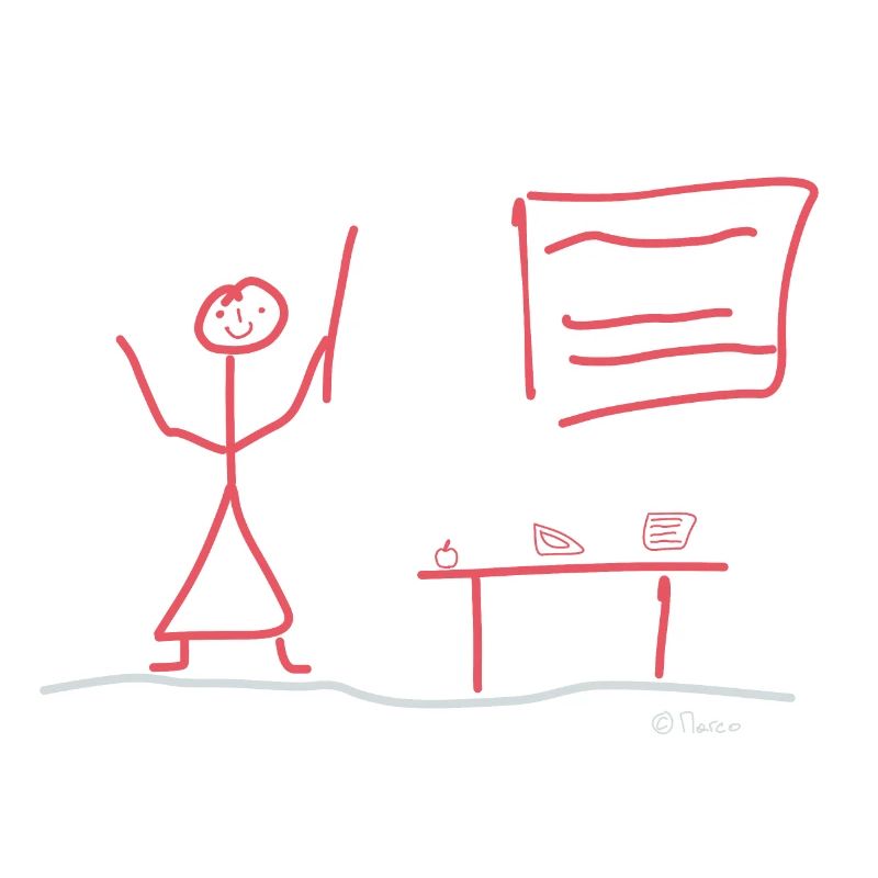 Teacher Strichfrau Work Profession Education