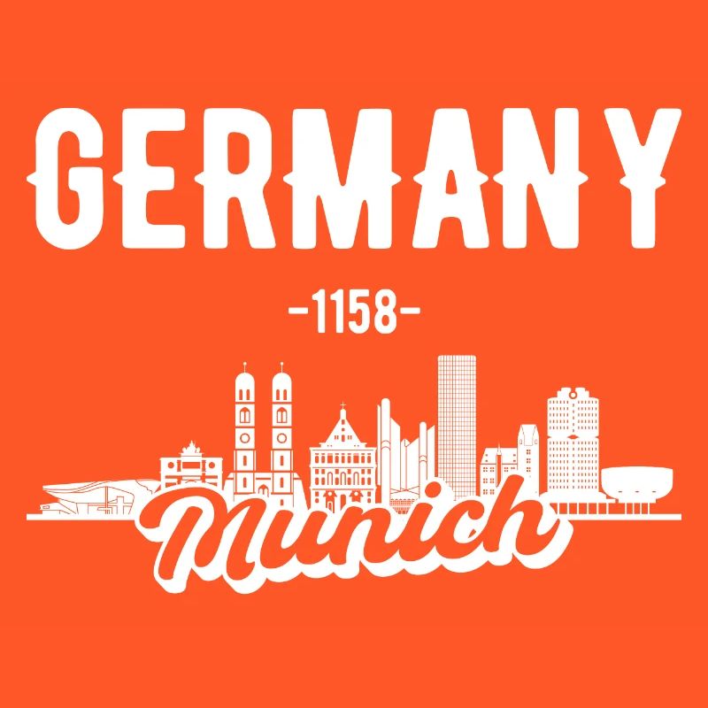 Munich Germany Skyline Gift