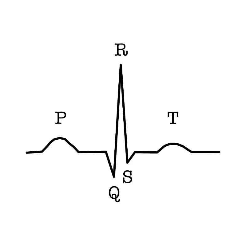Complexe d'électrocardiogramme pour médecin, infirmière, ambulancier