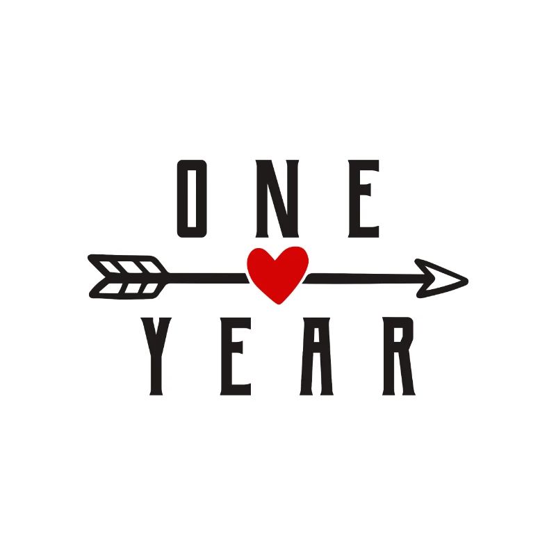 1 Year First Wedding Anniversary Relationship