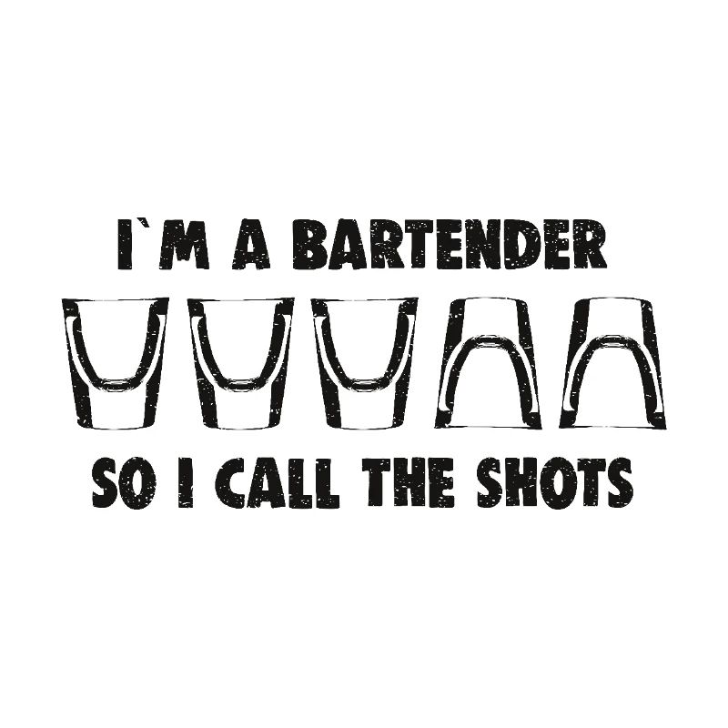 Bartender Barkeeper lockerer Spruch
