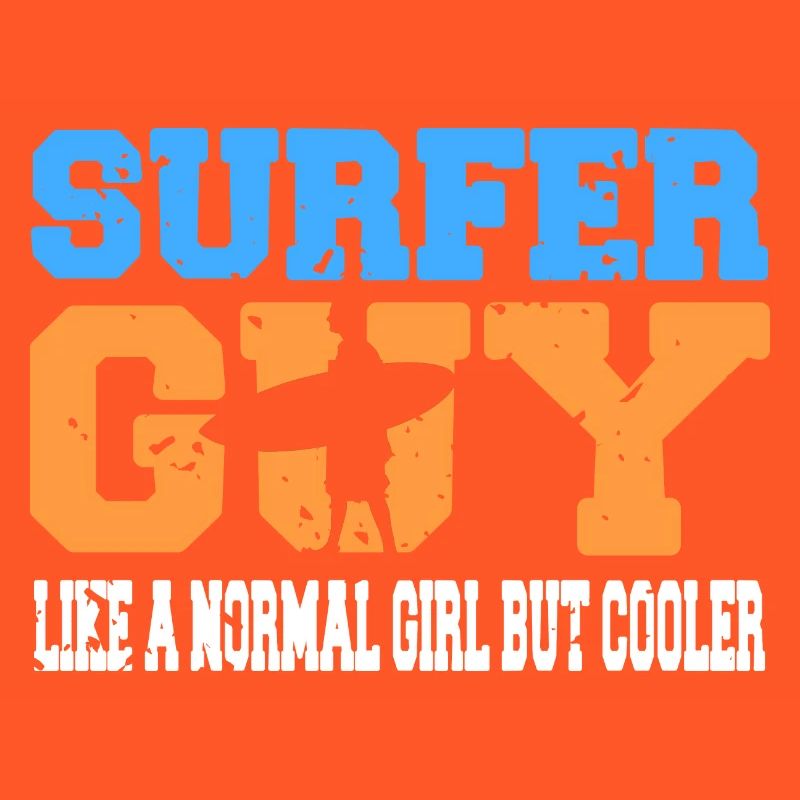 Surfeur guy comme un gars normal mais plus cool présent