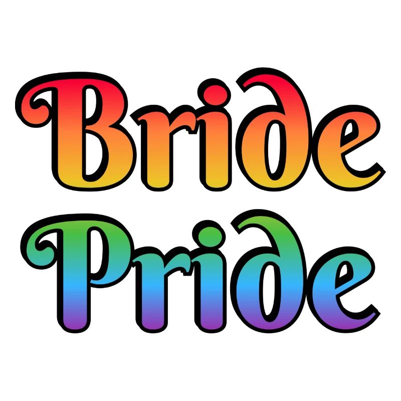 Bride Pride Lesbian Wedding