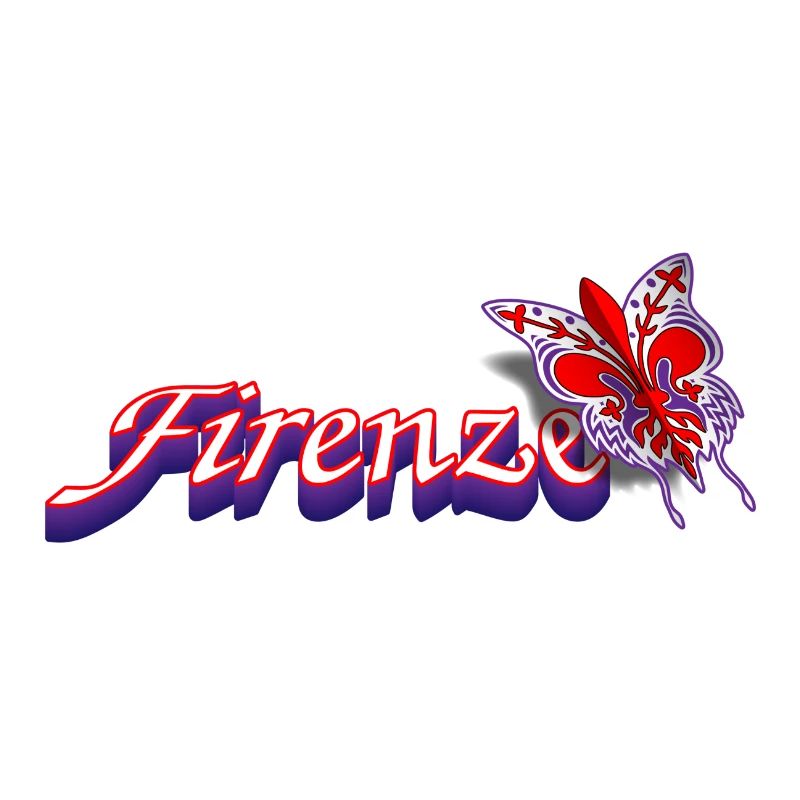 Florence - texte avec lis et papillon