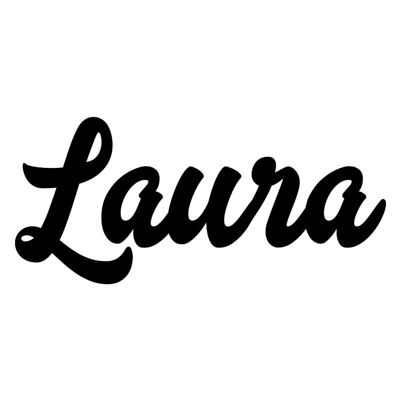 Laura benutzerdefinierte Text Geburtstagsname