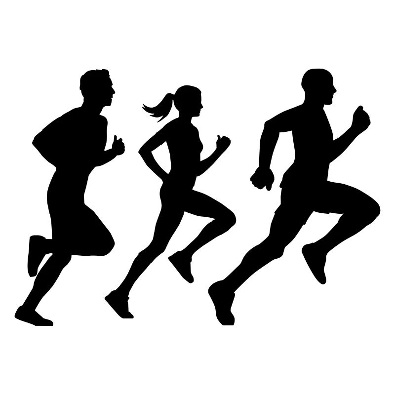 runner group Läufer Gruppe Team