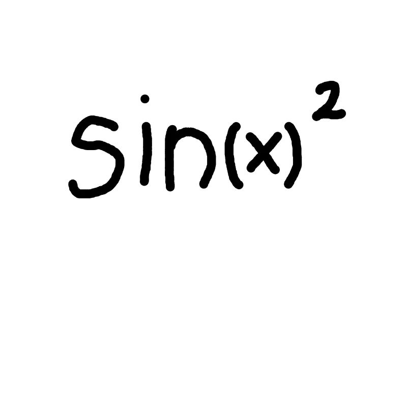 sin (x) 2 + cos (x) 2 = 1 sin