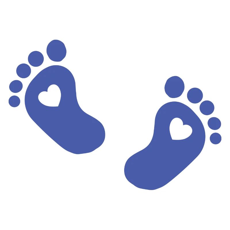 Pieds de bébé Pied de bébé bleu