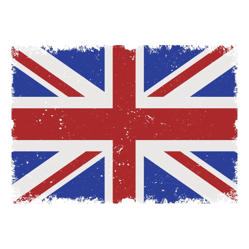 Drapeau Royaume-Uni Grunge