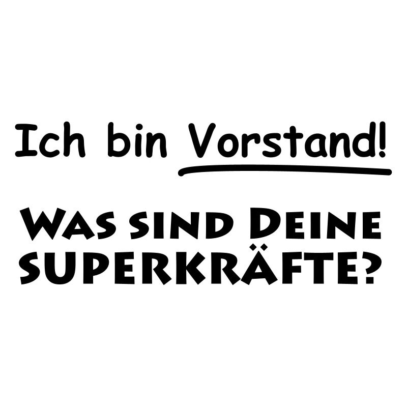 ich bin vorstand