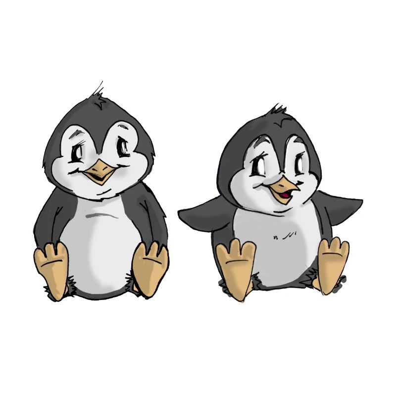 Pinguin Kinder