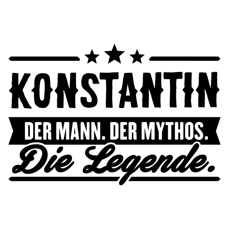 Mann Mythos Legende Konstantin