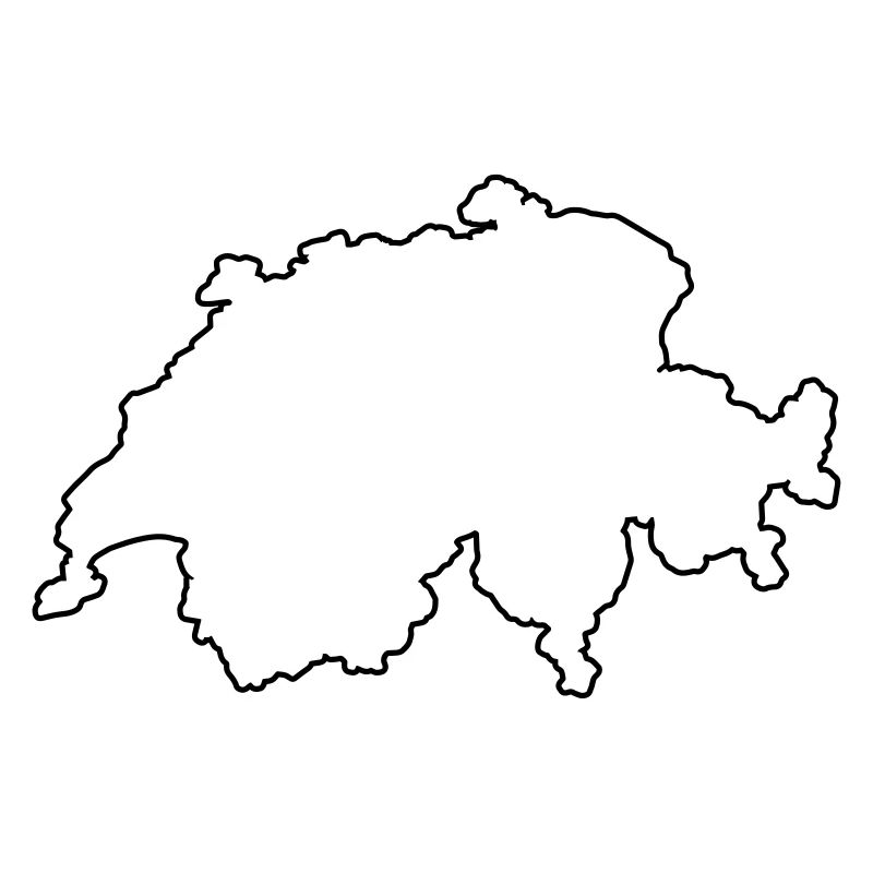 schweiz map