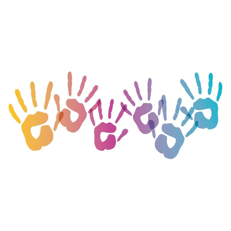 color hand buckus colorful painter gift impression cool