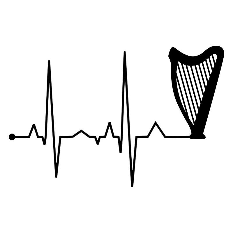 Harp Player Harp Music String Instrument Idea