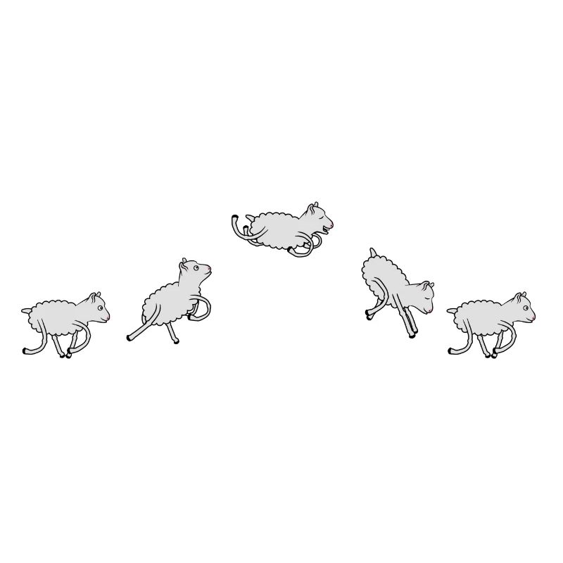 bouncing sheep