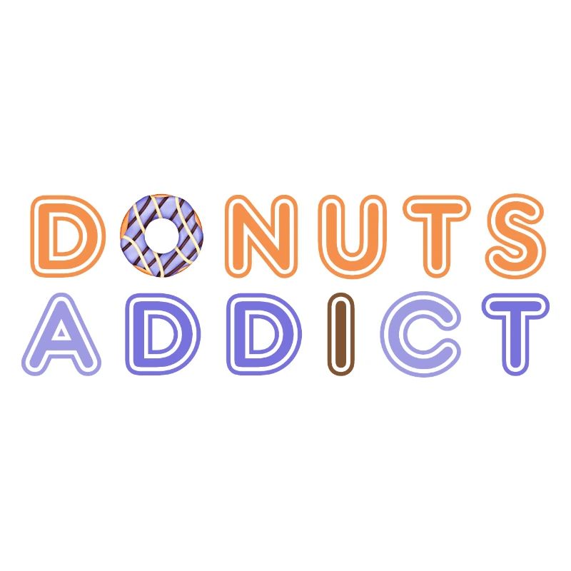 Donuts addict purple choco